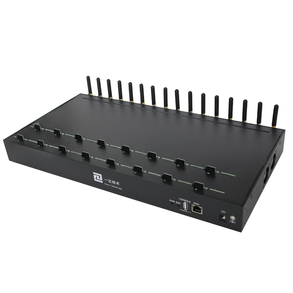 Ejointech Best GSM Gateway 16 Ports,Inbound and Outbound GoIP Sip Gateway 16 Sim [ACOM516L-16]