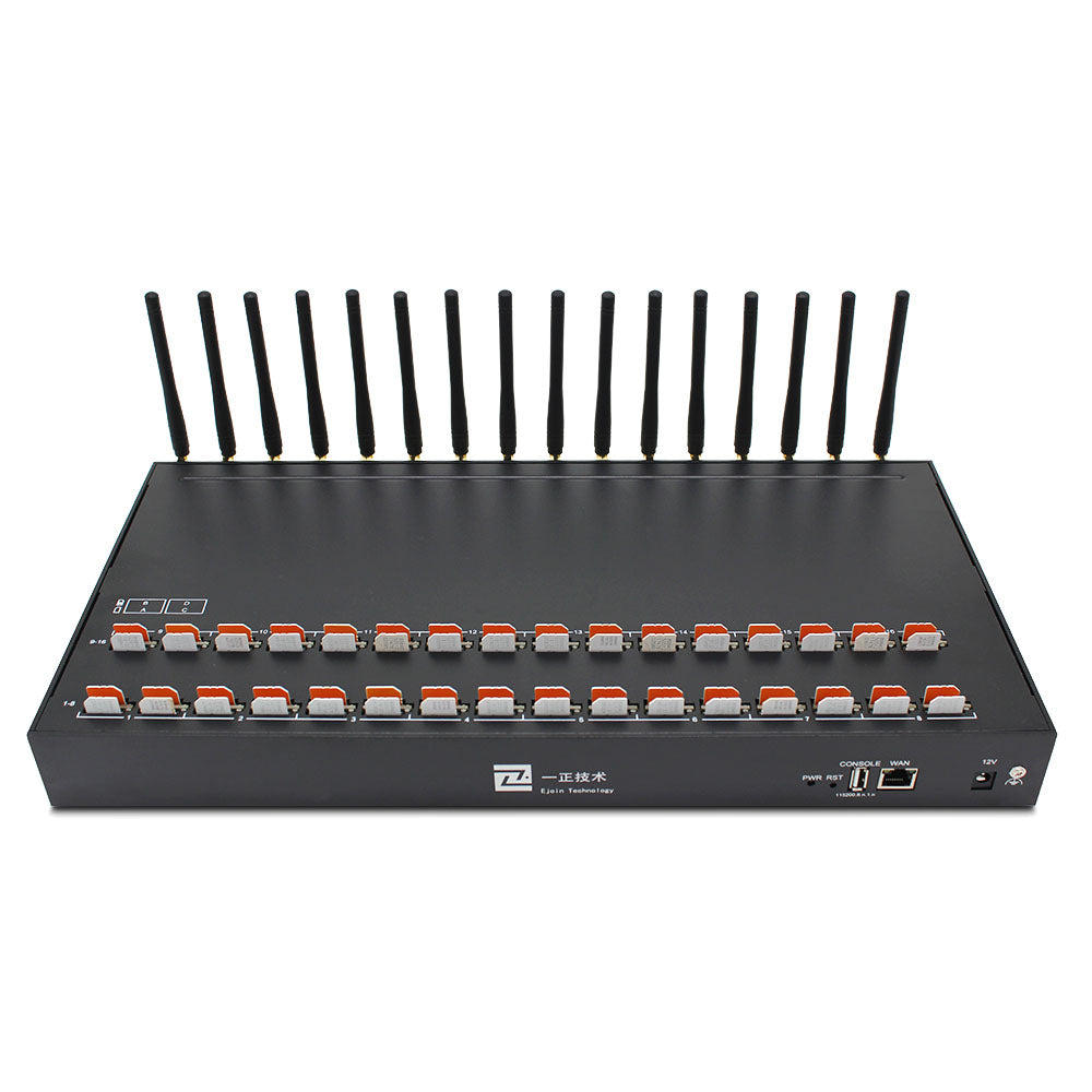 Ejointech Multiple Sim Calling Machine 4G LTE 16 Ports 64 SIM GOIP VoI ...