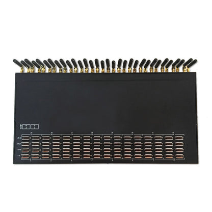 Ejointech 128 SIM 32 Port 4G Bulk USSD SMS Send Receive Modem Ticketing Multi SIM GSM Modem [ACOM632L-128]