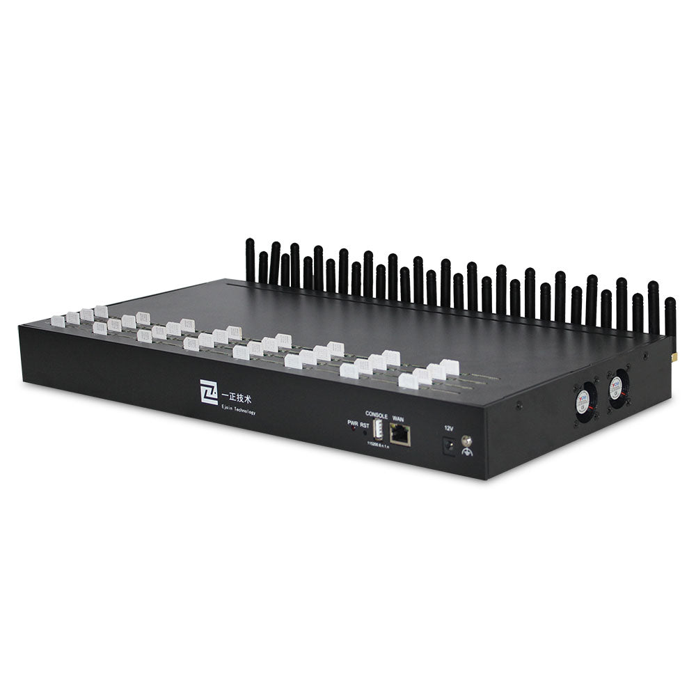 Ejointech 32 Ports 4G LTE GSM Sip Gateway,Good Price VoIP Voice SIM Gateway 32 Sim GoIP for Call and SMS [ACOM532L-32]